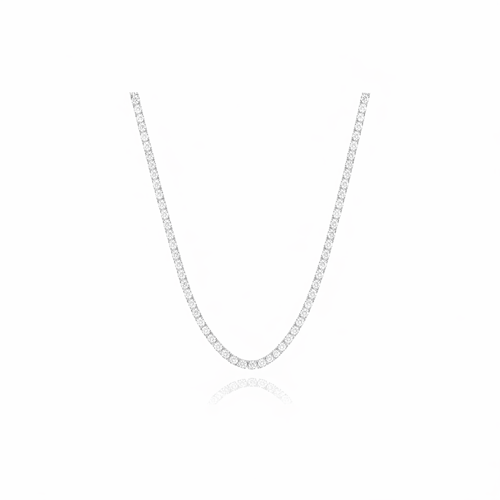 Althera Moissanite Tennis Necklace